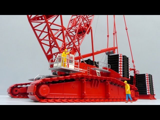 Conrad Liebherr LR 1750 Crawler Crane 'Wagenborg' Part 2 of 2 by