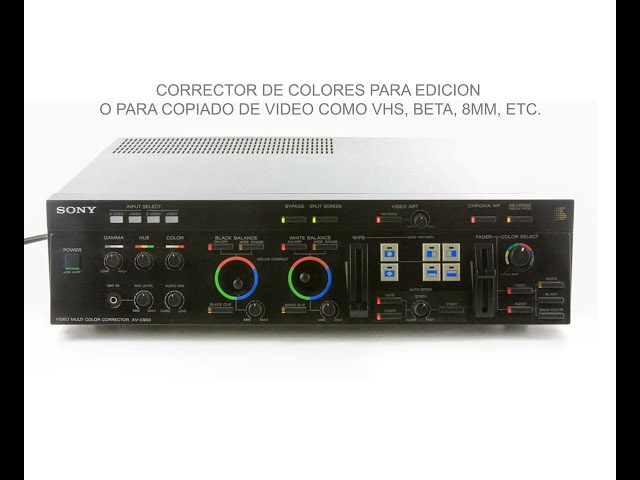 SONY XV C900 Multi Color Corrrection - YouTube