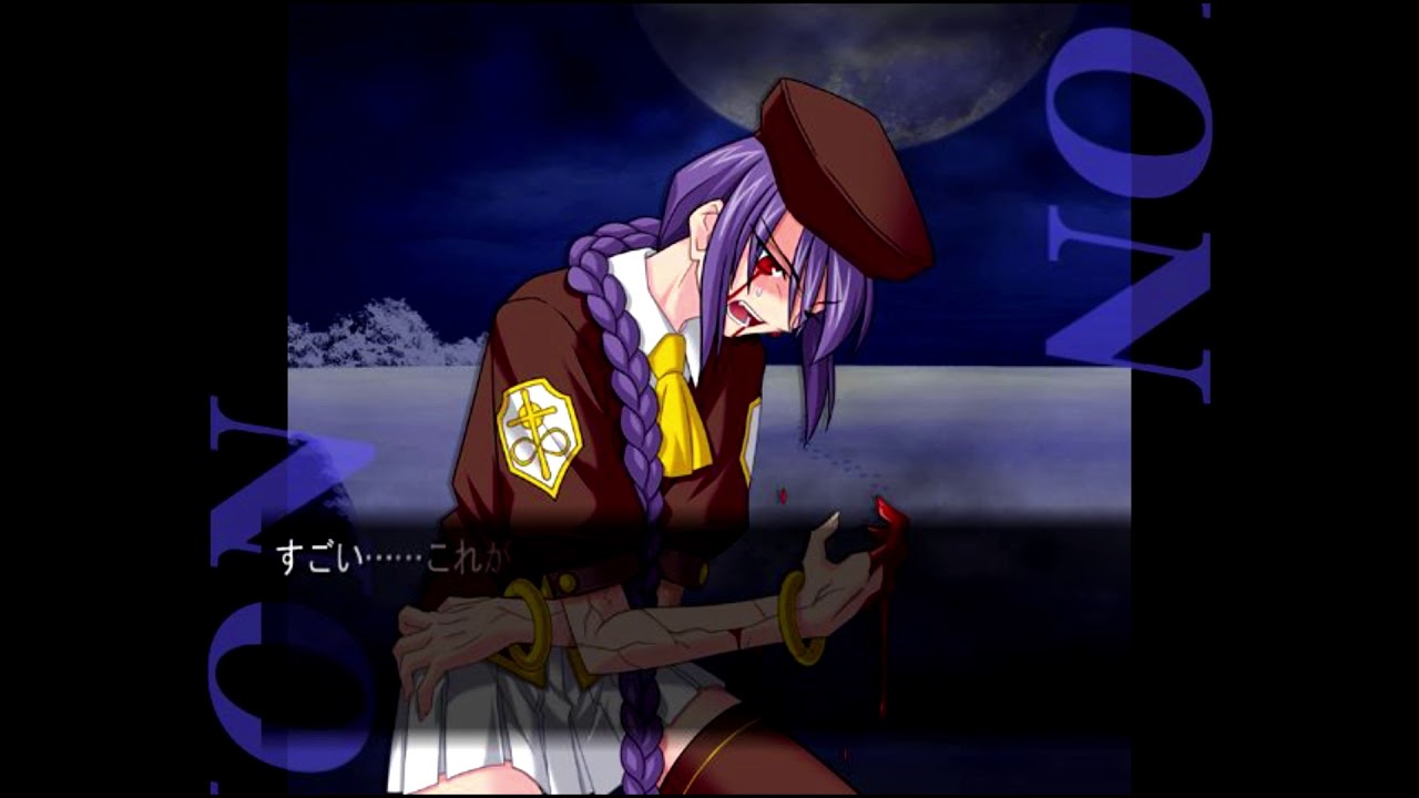 MELTY BLOOD Act Cadenza】アーケードモード 吸血鬼シオンルート - YouTube