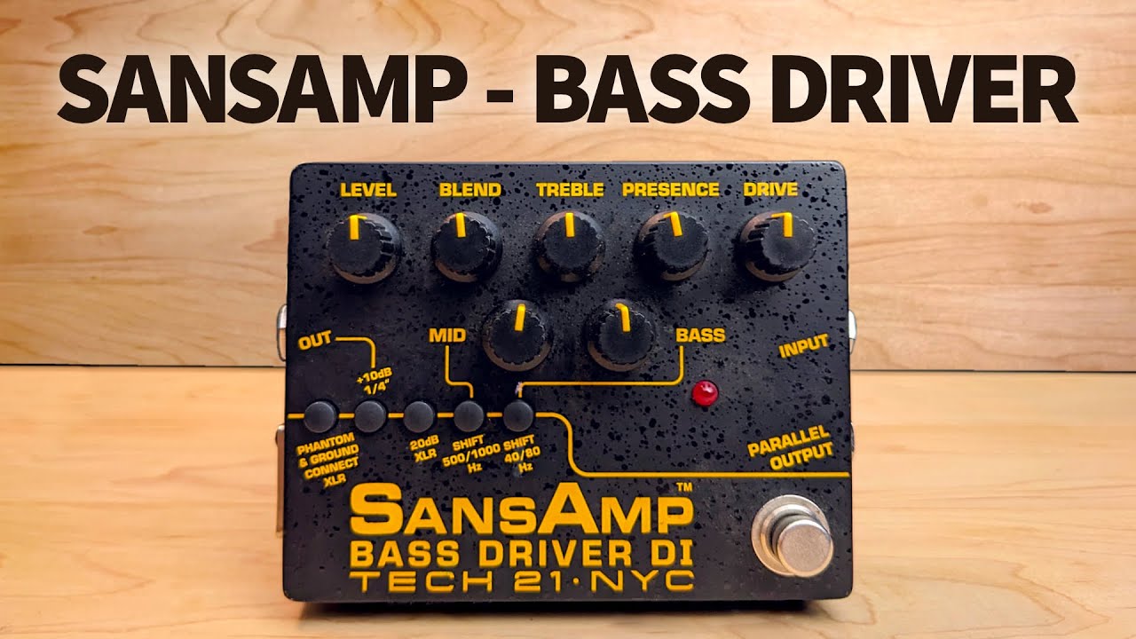 TECH 21 SansAmp Bass D DI サンズアンプ j Tech21 BASS DRIVER DI-J