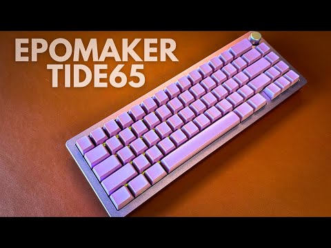 Epomaker Tide65 - 65% Layout Aluminium Mechanical Keyboard - YouTube