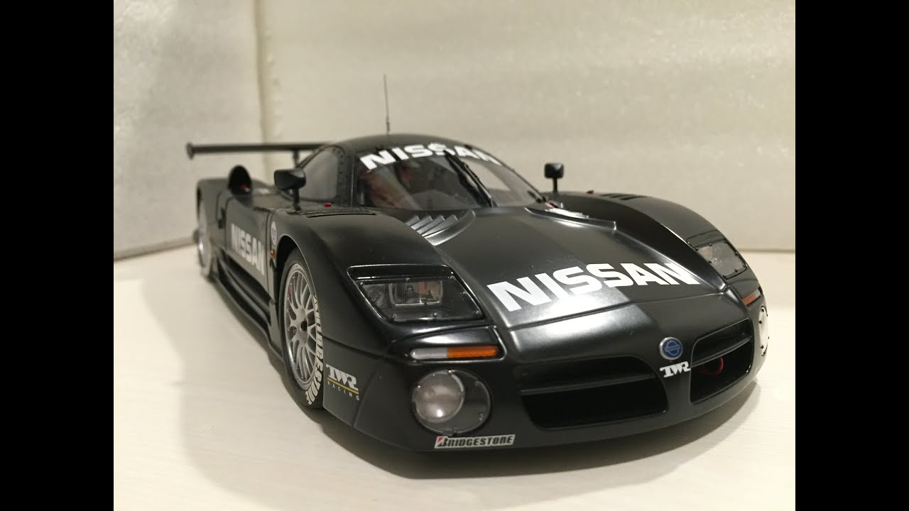 1/18 Autoart Nissan R390 GT1 Test Car Lemans 1997 - YouTube