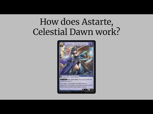 Grand Archive Rulings - Astarte, Celestial Dawn - YouTube