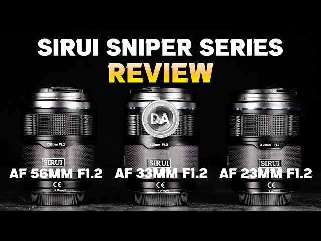 Sirui Sniper Series (23mm, 33mm, and 56mm F1.2) Review for Fuji X