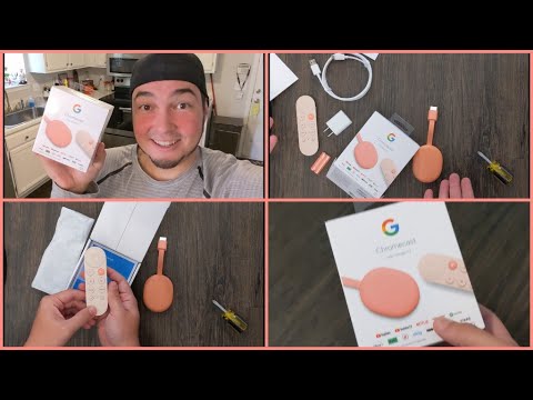 Chromecast with Google TV Sunrise Unboxing! (Pink Chromecast