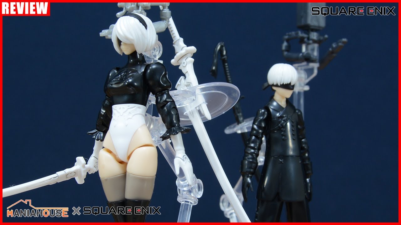 SQUARE ENIX NieR:Automata PLASTIC MODEL KIT - 2B & 9S [REVIEW
