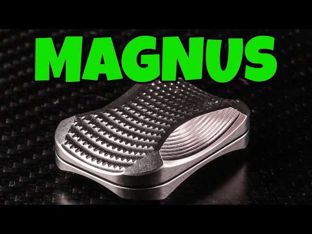 The Toad EDC Slider - Titanium Magnet Fidget by Magnus - YouTube