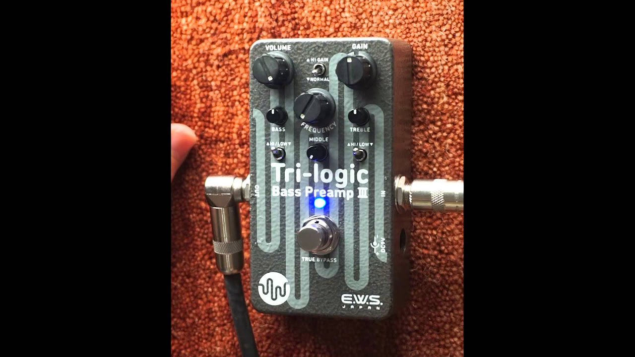EWS Tri-Logic Bass Preamp 3 Demo - YouTube