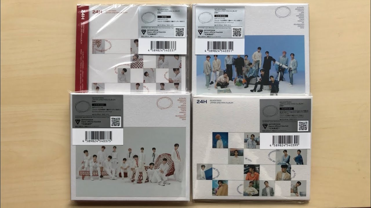 ♡Unboxing Seventeen セブンティーン 2nd Japanese Mini Album 24H