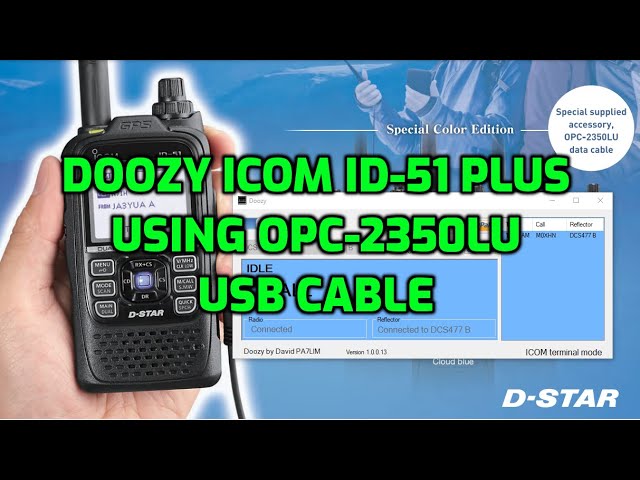 ICOM ID-51PLUS -LETS USE THE OPC-2350LU CABLE -Terminal /Access