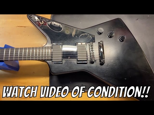 2007 Gibson Explorer Gothic II EMG - YouTube