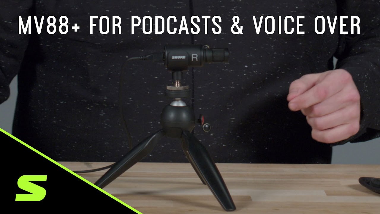 Shure MV88+ How to set up for podcasts and voice over - YouTube