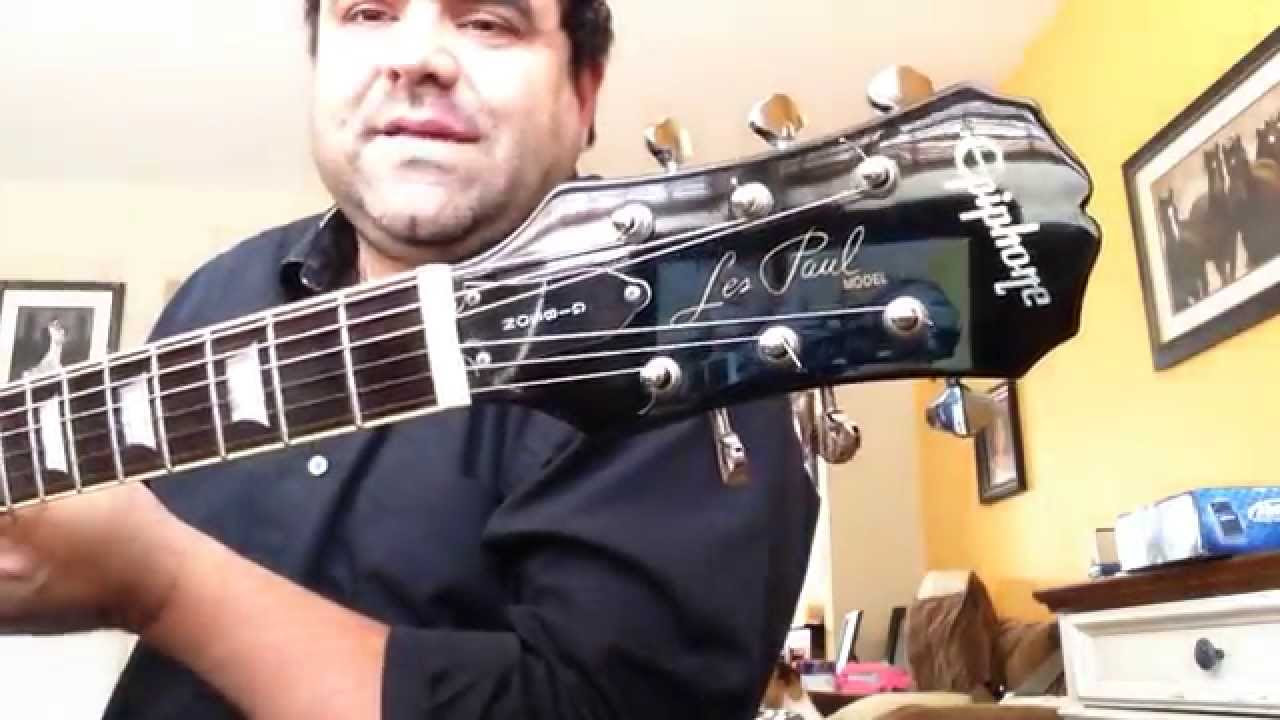 New Guitar Day - 2002 Epiphone Les Paul Standard - YouTube