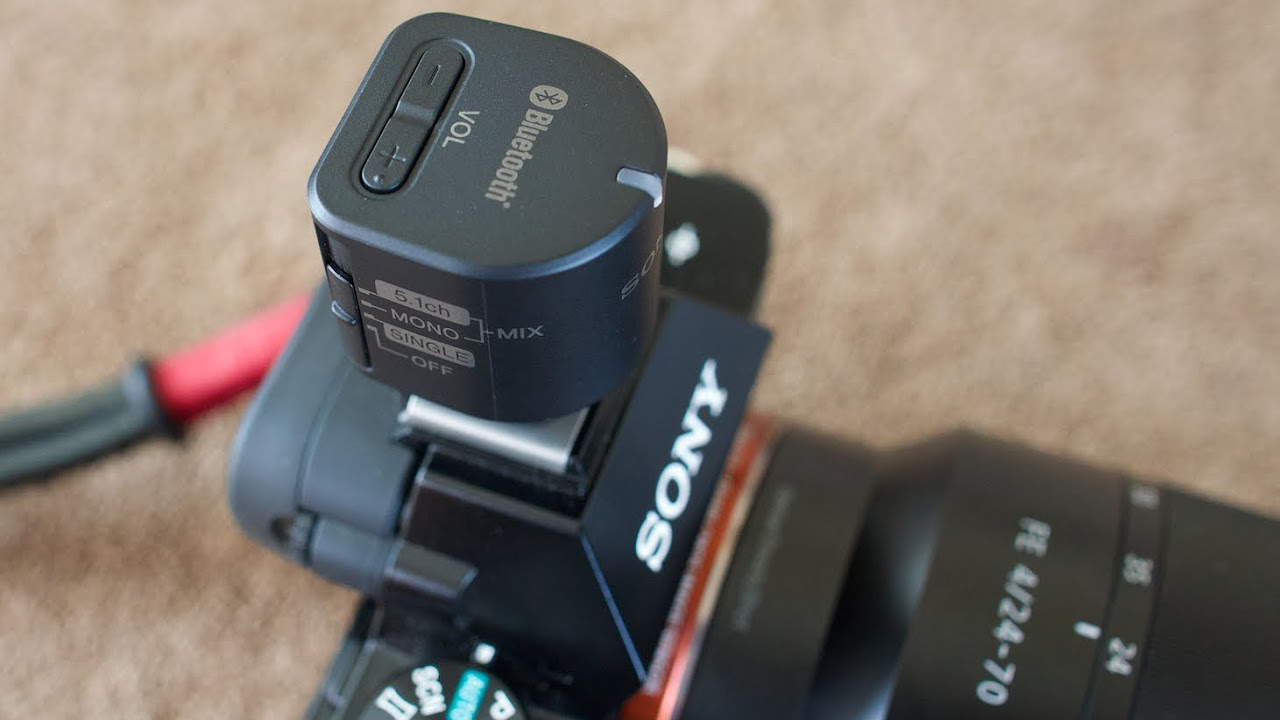 Sony ECM W1M Bluetooth Wireless Microphone System - YouTube