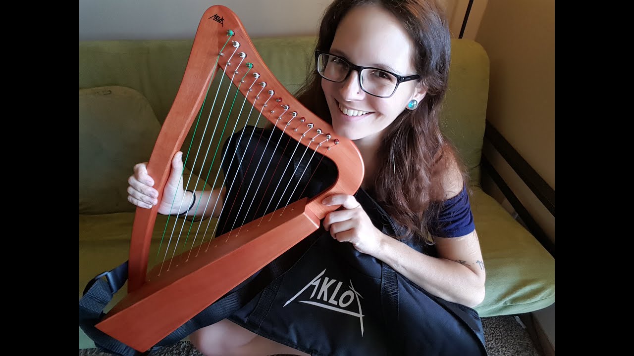 Unboxing the Aklot 15 String Harp - YouTube