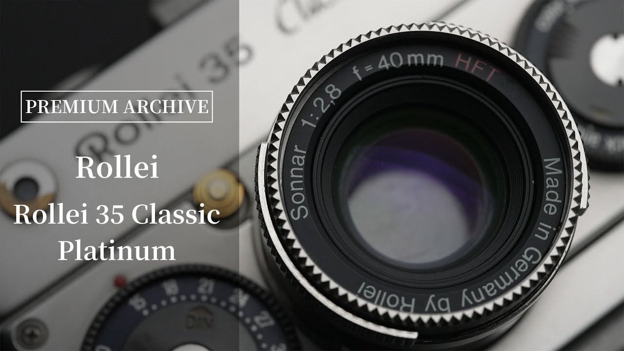 PREMIUM ARCHIVE #06】Rollei ローライ 35クラシック (プラチナ) | THE