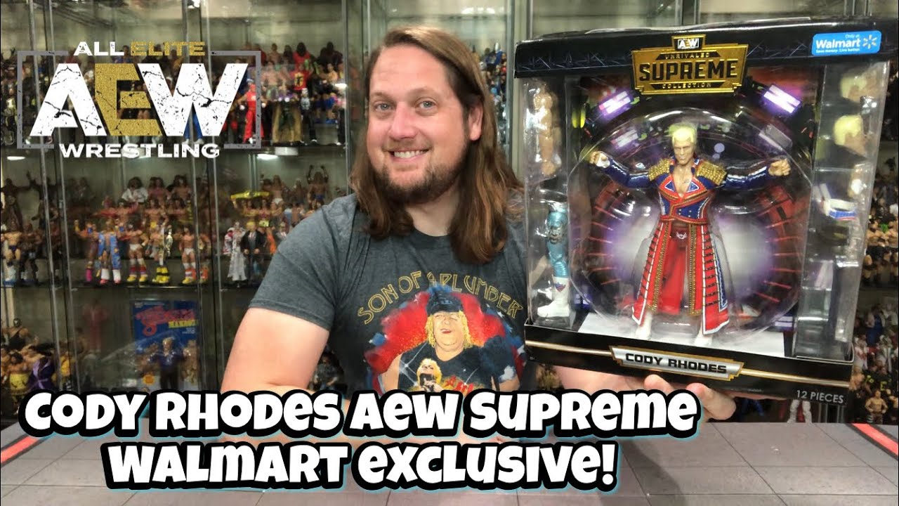 Cody Rhodes AEW Supreme WalMart Exclusive Unboxing & Review! - YouTube