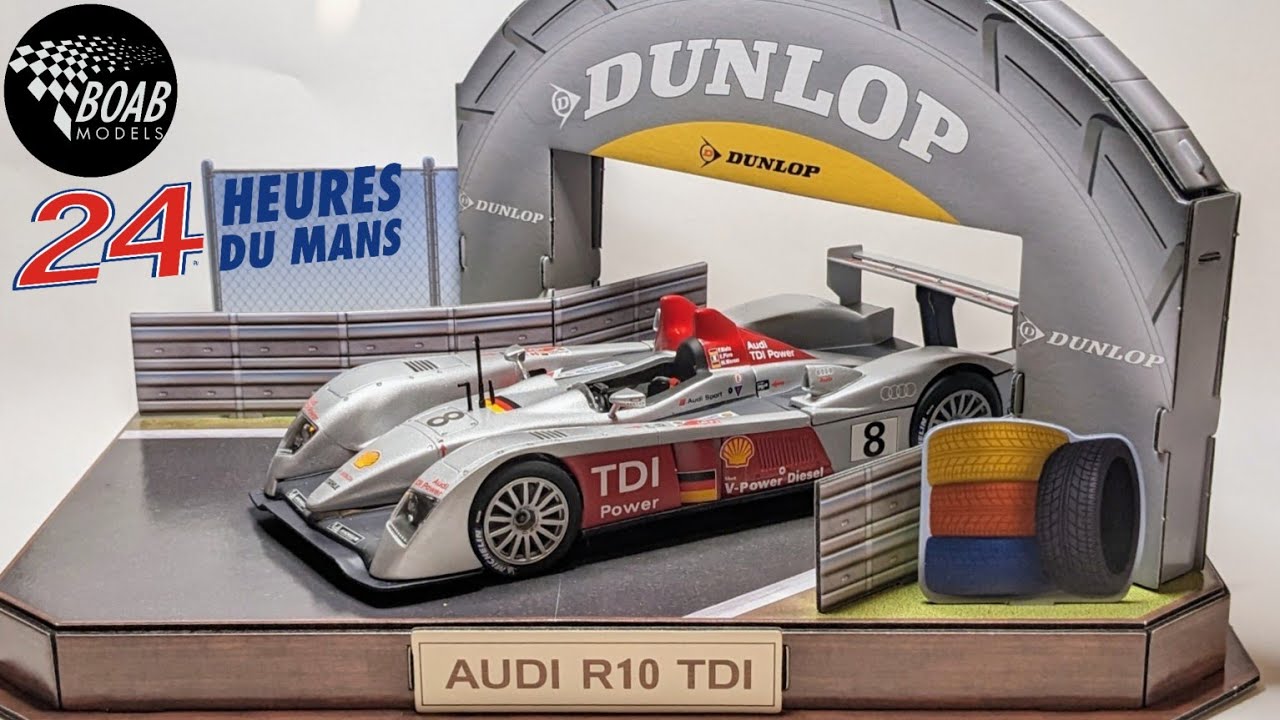 Audi R10 TDI 2006 Le Mans 24 Hours winner - Dunlop bridge Revell