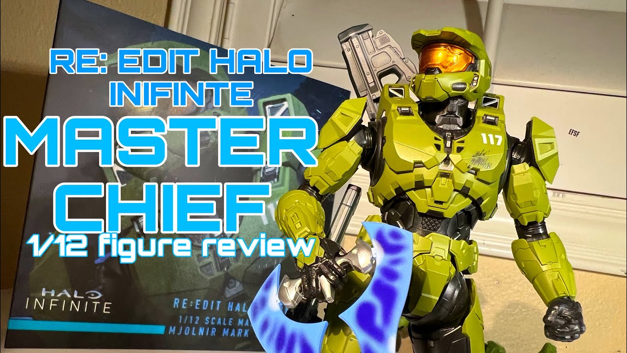 HALO INFINITE RE:EDIT MASTER CHIEF 1/12” FIGURE REVIEW ! - YouTube