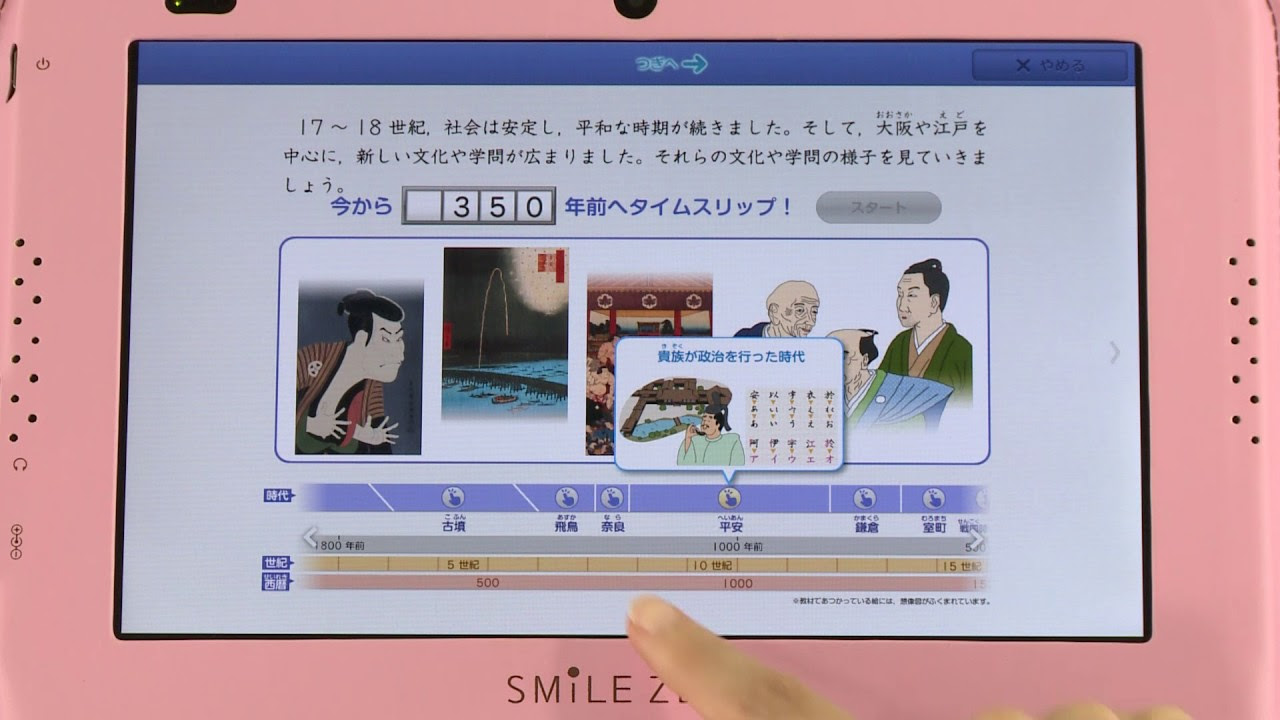 歴史の流れ｜6年生 社会｜スマイルゼミ 小学生コース - YouTube