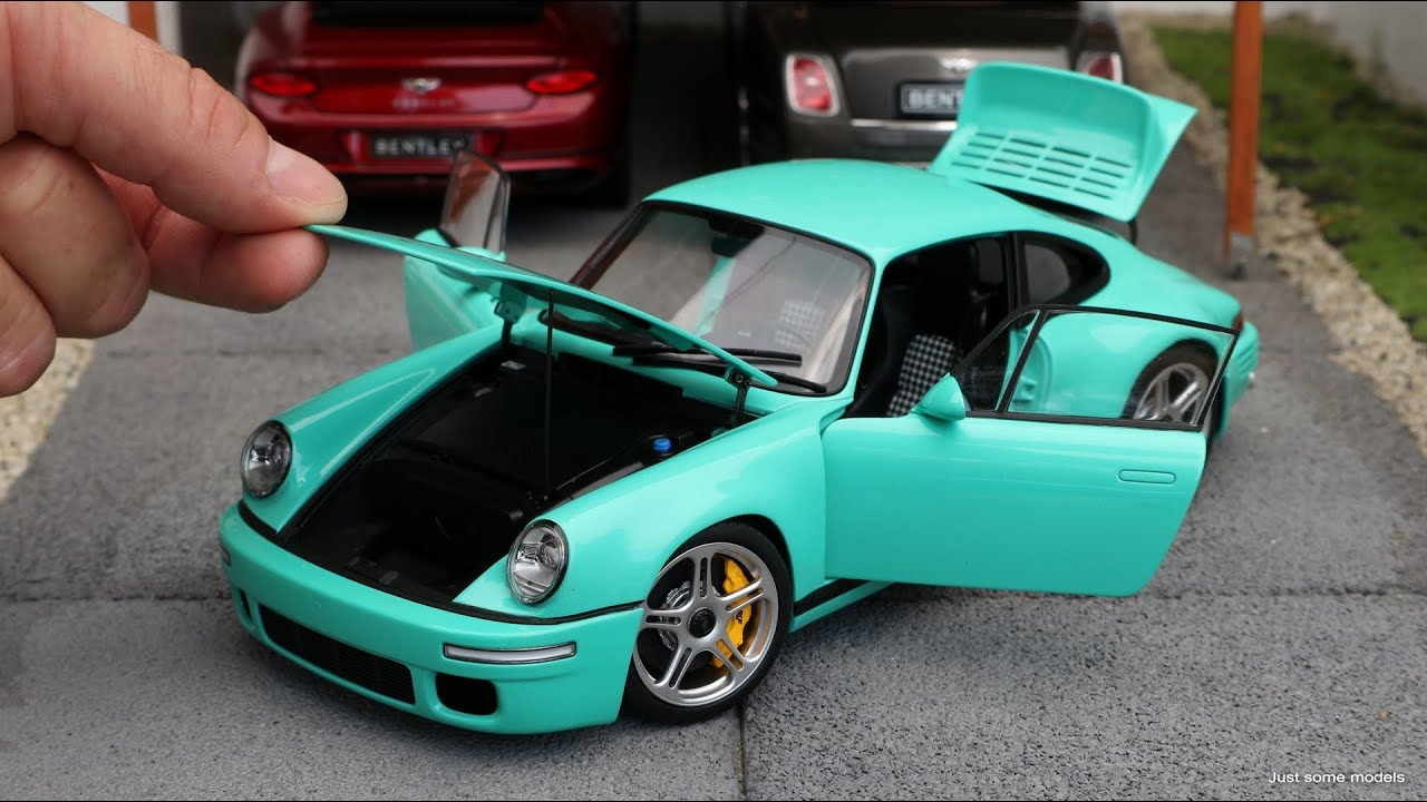 1:18 RUF SCR 2018, Mint green - Almost Real [Unboxing] - YouTube