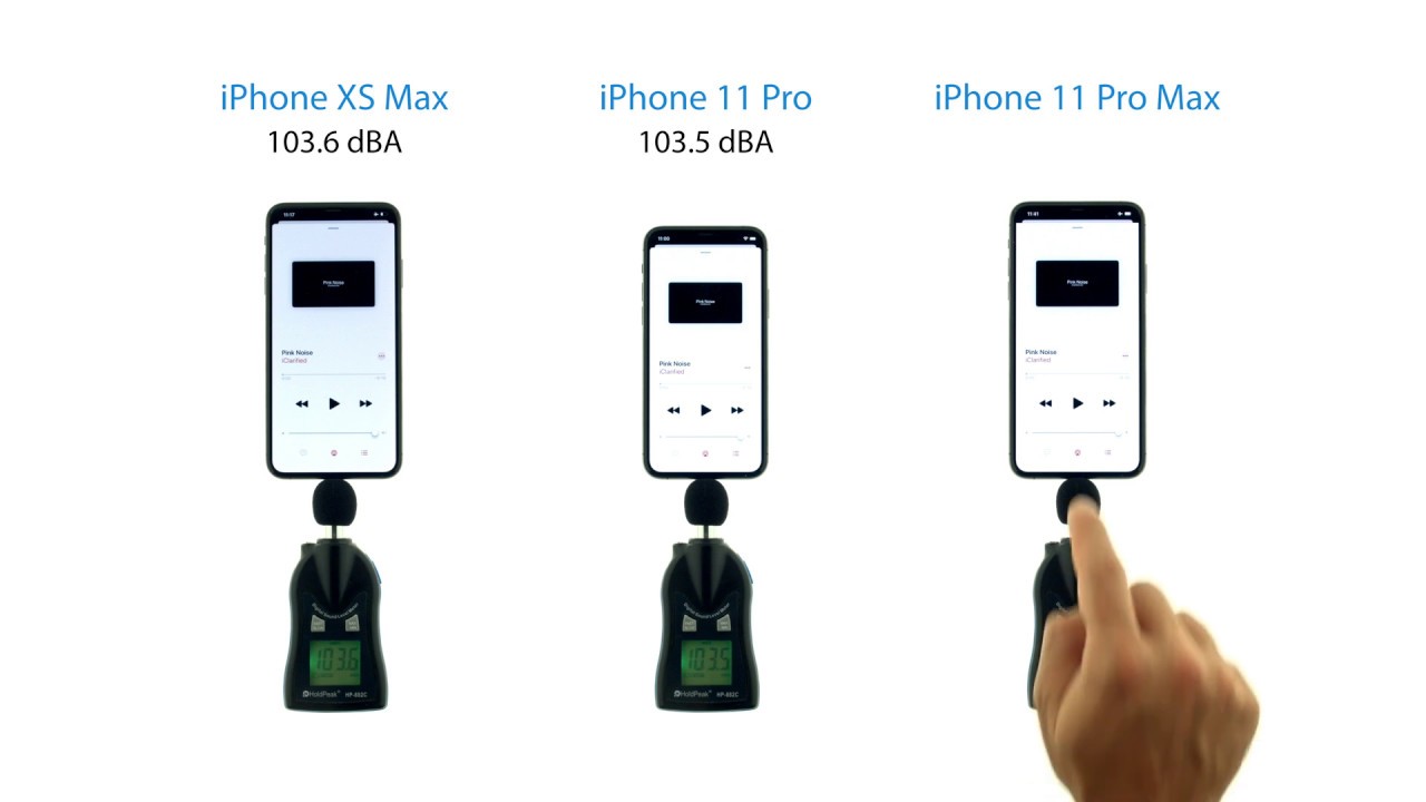 iPhone11 Pro/Pro MaxとiPhone XS Maxの音量を比較 - iPhone Mania