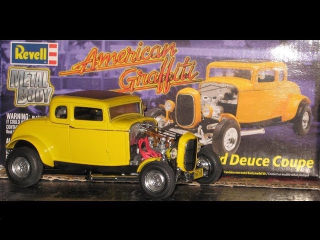 American Graffiti Deuce Coupe Revell Model - YouTube