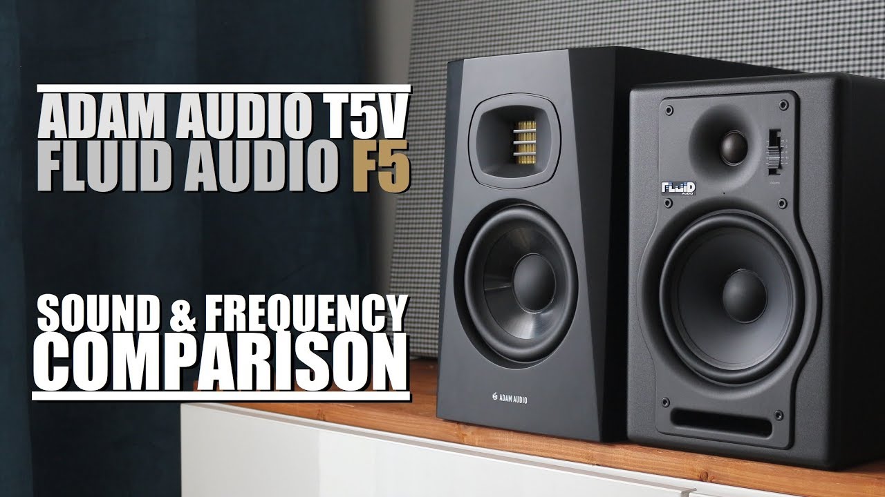 Fluid Audio F5 vs Adam Audio T5V || Sound & Frequency Response