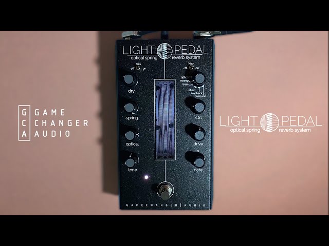 Gamechanger Audio LIGHT Pedal - Optical Spring Reverb - YouTube