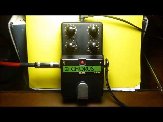Pearl CH-02 Analog Chorus Vibrato Guitar Effect Pedal - ch02