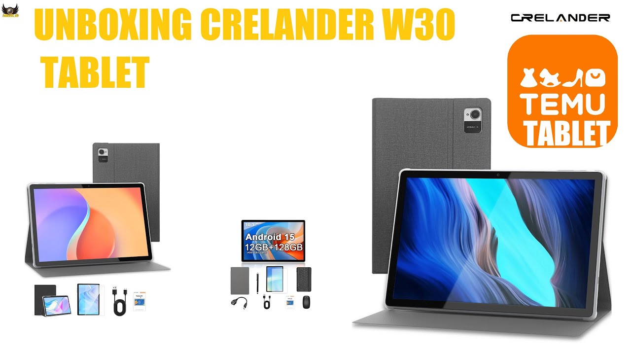 UNBOXING CRELANDER W30 TABLET - YouTube