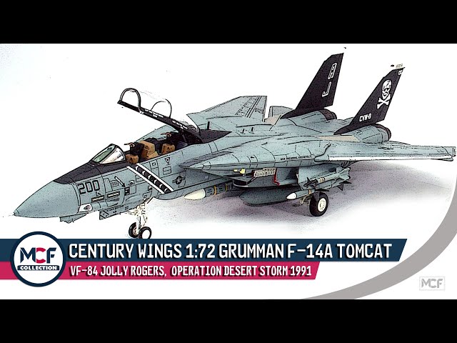 Century Wings 1/72 F-14A Tomcat, VF-84 Jolly Rogers, 1991 - YouTube