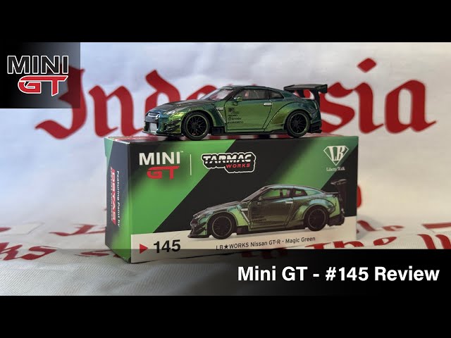 Mini GT - LB Works Nissan GT-R R35 Magic Green #145 MGT00145 - YouTube