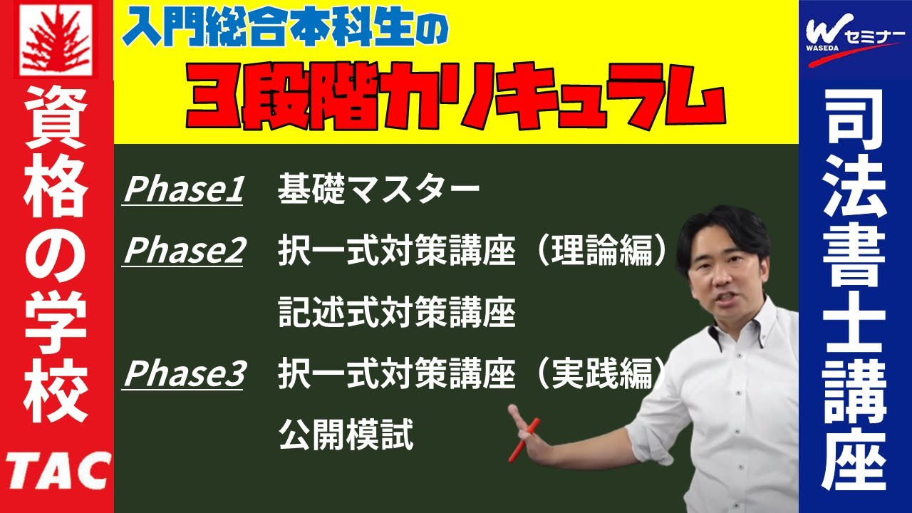 講師一覧＆Movie de 講師｜司法書士試験の対策なら【Wセミナー】｜資格