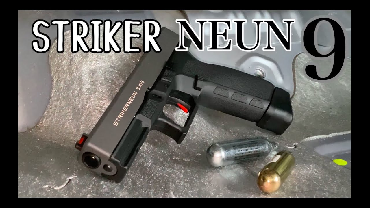 カーボネイト ストライカー9 新作CO2ガスガンの紹介 - YouTube