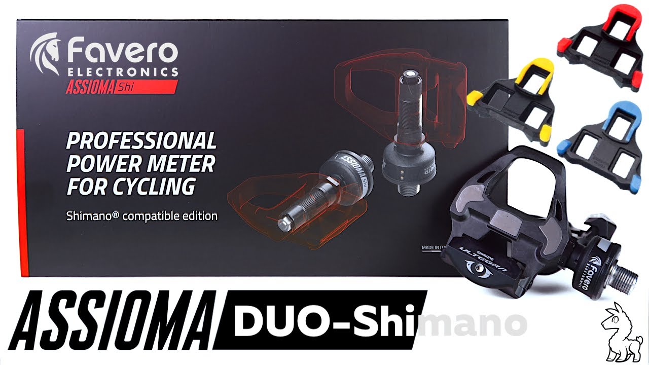 Favero Assioma DUO-Shi Power Meter: Shimano SPD-SL Road Pedal