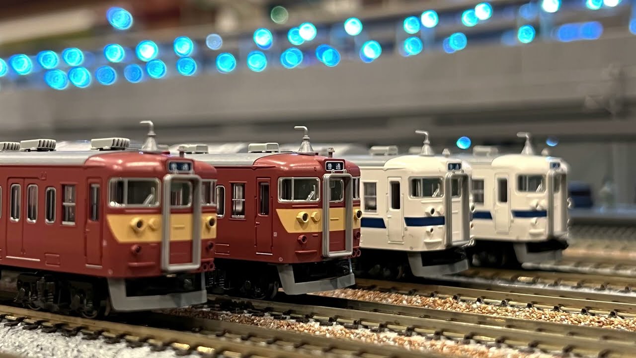 Nゲージ】KATO 415系 100番台・500番台(常磐線・国鉄標準色)開封・室内