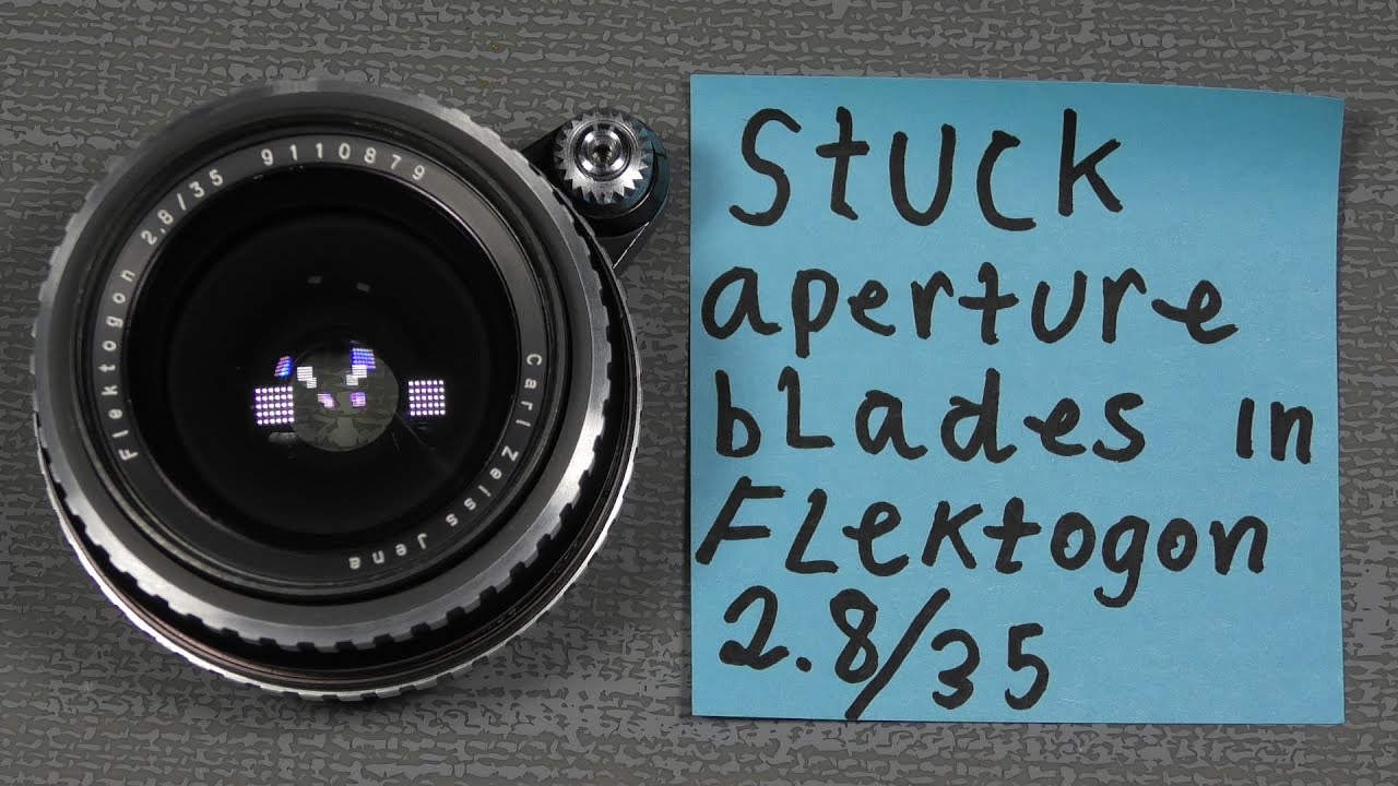Carl Zeiss Jena Flektogon 2.8/35 | for Exakta | Stuck aperture