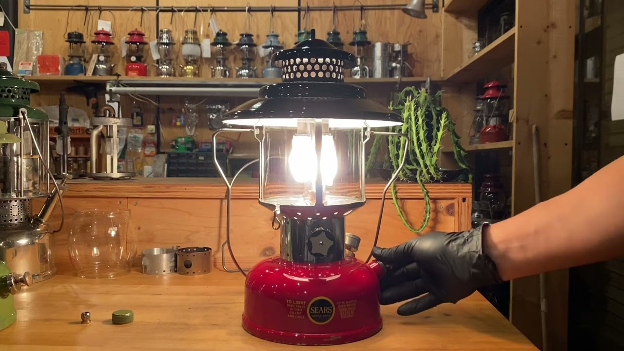 Jul.1964 SEARS 476.74070 点火動画 vintage lantern Ignition video