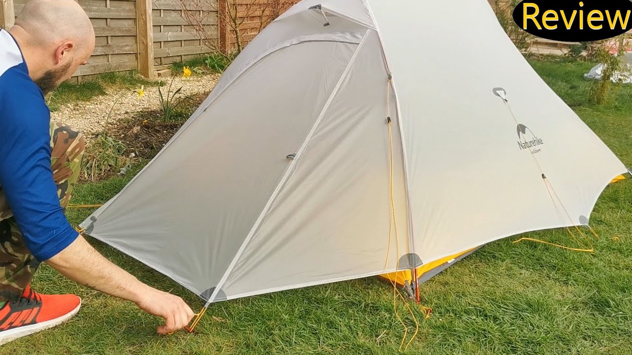 Naturehike Cloud Up 2 UL 10D Golden Tent Erection & Review - YouTube