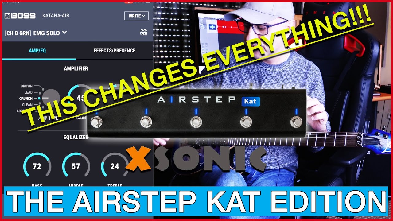 KATANA Ultimate Footswitch | AIRSTEP Kat Edition – XSONIC