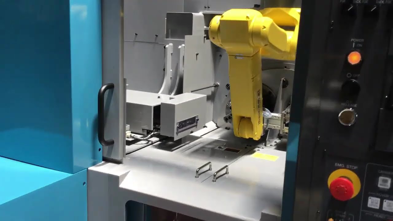 Shimada Kitako HS4200 4-Spindle Automatic Lathe in Action