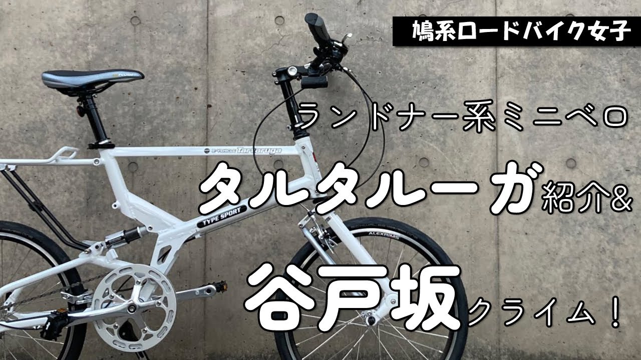 愛車紹介】タルタルーガ紹介&プチヒルクライム？ミニベロで谷戸坂