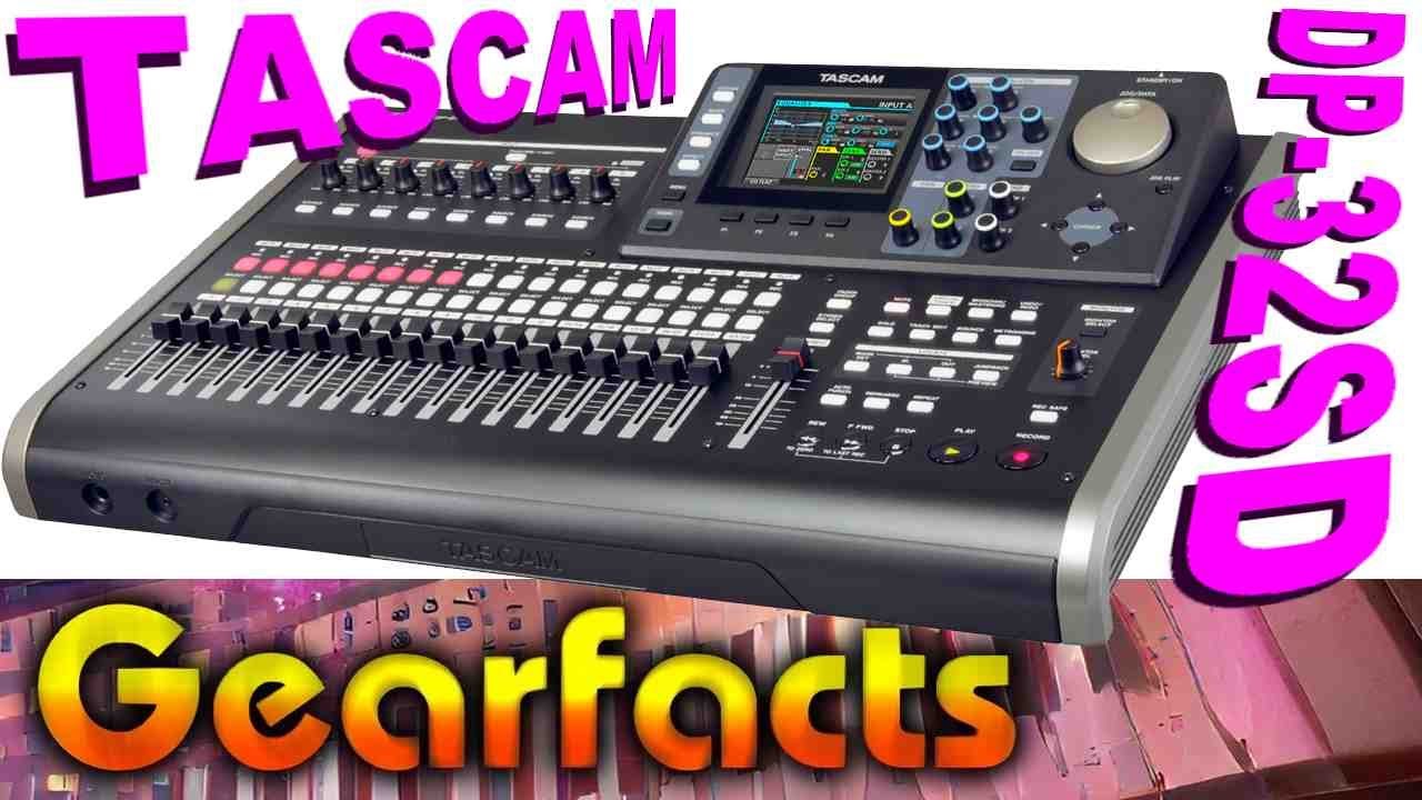 Tascam DP32SD multi track recorder: Last of the stand-alone