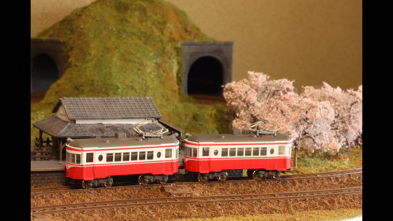 Nゲージ 小さなレイアウト製作記 鉄道模型 ジオラマ Bトレ 自然の風景