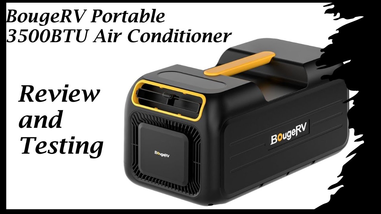 BougeRV Portable 3500 BTU Air Conditioner- Review and Test - YouTube