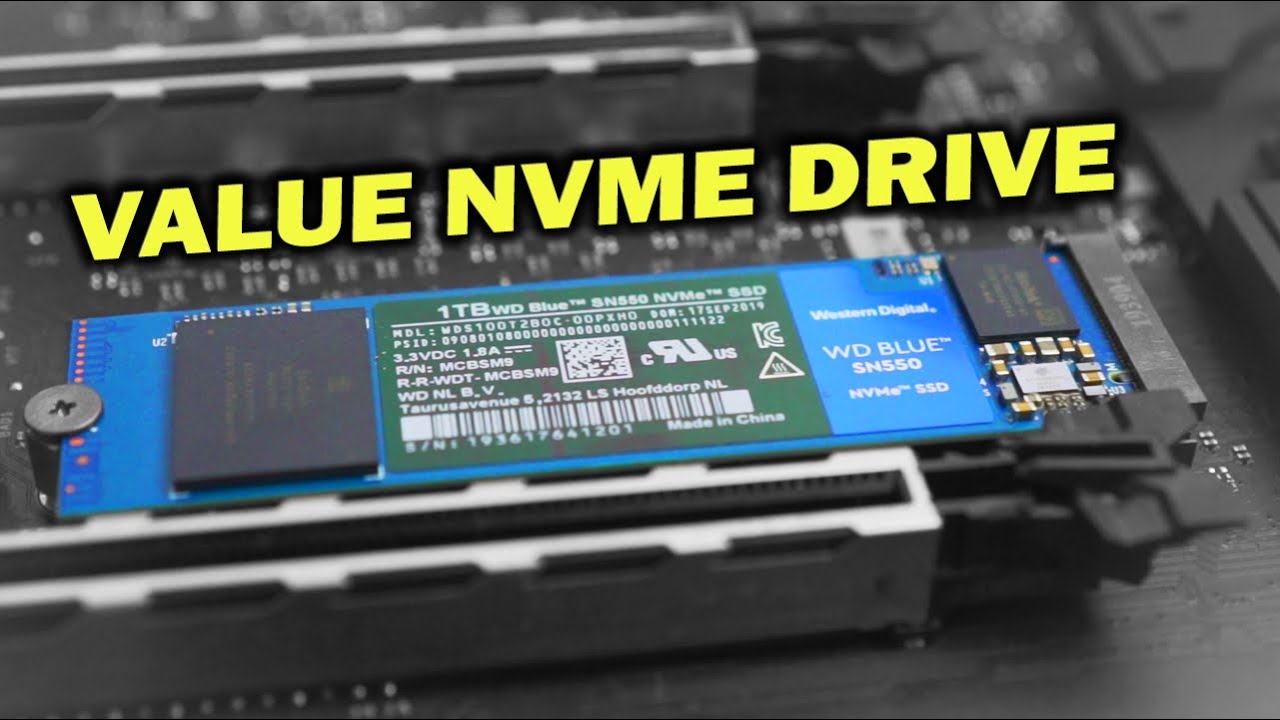 WD SN550 - This 1TB NVMe drive packs a lot of VALUE! - YouTube