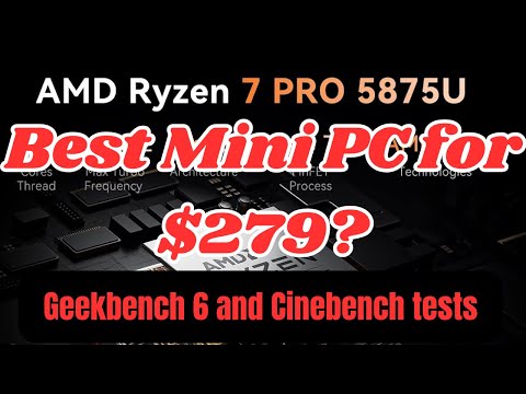 Best Mini PC Under $300? Kamrui Ryzen 7 Pro 5875U Performance