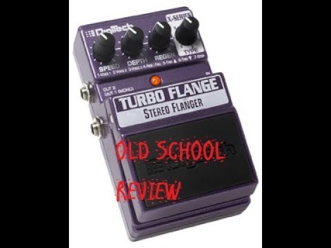 Old School Reviews: Digitech Turbo Flange Stereo Flange - YouTube