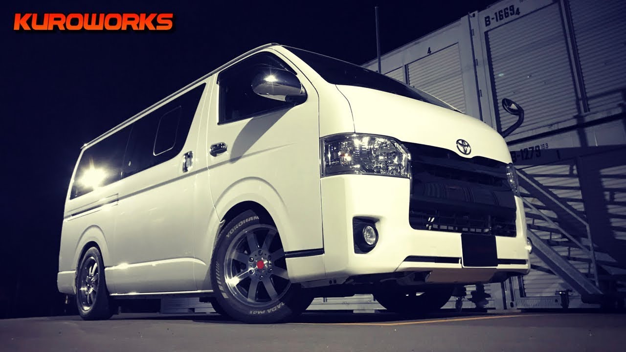 A thorough explanation of how to lower a Toyota Hiace 4th